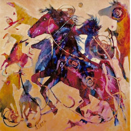 Spirit Journey - equine abstract